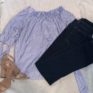 Off the shoulder blouse